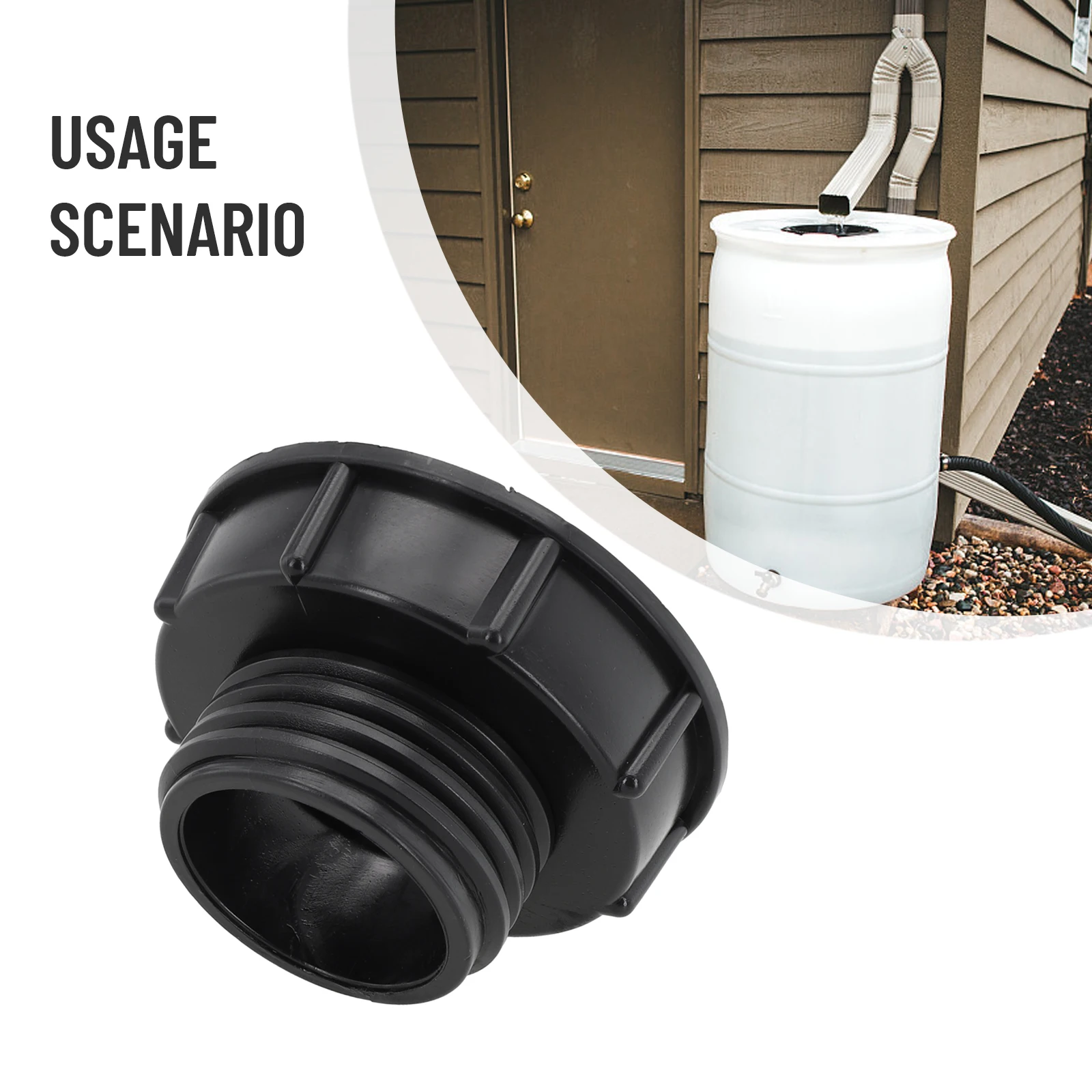For IBC Adapter Reducing 80mm Coarse Thread to S60x6 Suitable for 1000l Rainwater Tank Durable Plastic Material
For IBC Adapter Reducing 80mm Coarse Thread to S60x6 Suitable for 1000l Rainwater Tank Durable Plastic Material
