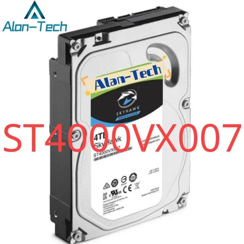 

For Sea-ga ST4000VX007 Original Internal 4TB HDD Skyhawk Video Surveillance Hard Drive Disk 3.5" 5900 RPM SATA 6Gb/s 64MB Cache