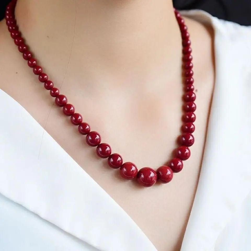 Natural Raw Cinnabar Necklace High Content The Elderly Necklace Mother Mother Sweater Chain 2 Mallzona S4ca80f771ec04db385b39dcc7d6153908 Natural Raw Cinnabar Necklace High Content The Elderly Necklace Mother Mother Sweater Chain Mallzona