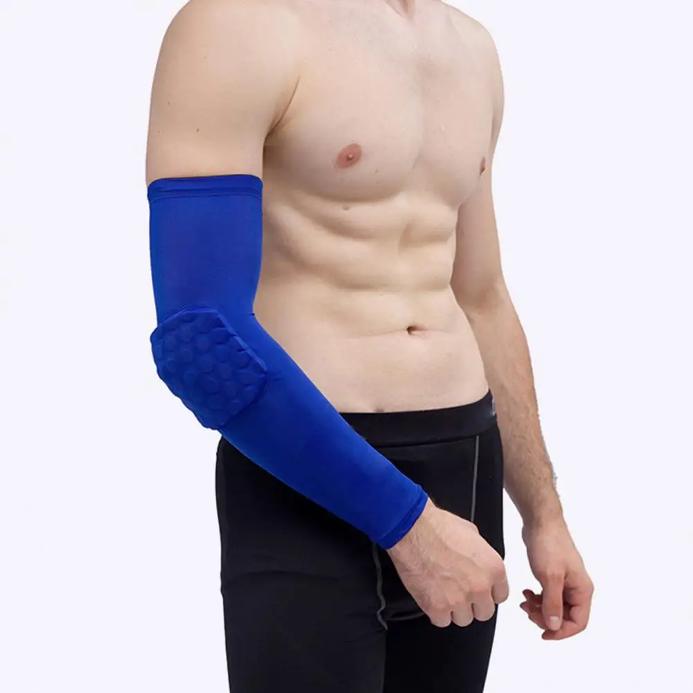 1Pc Arm Protector High Stretchy Shock Absorption Reusable Elbow Honeycomb Pad Compression Sleeve for Basketball
1Pc Arm Protector High Stretchy Shock Absorption Reusable Elbow Honeycomb Pad Compression Sleeve for Basketball