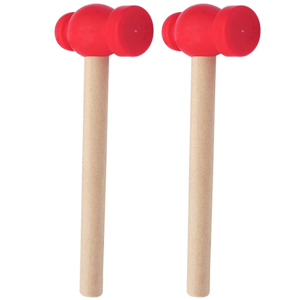 2 Pcs Wooden Hammer Music Toys Toddler Mini Plaything Hammers for Kids Small Child Simulation
2 Pcs Wooden Hammer Music Toys Toddler Mini Plaything Hammers for Kids Small Child Simulation