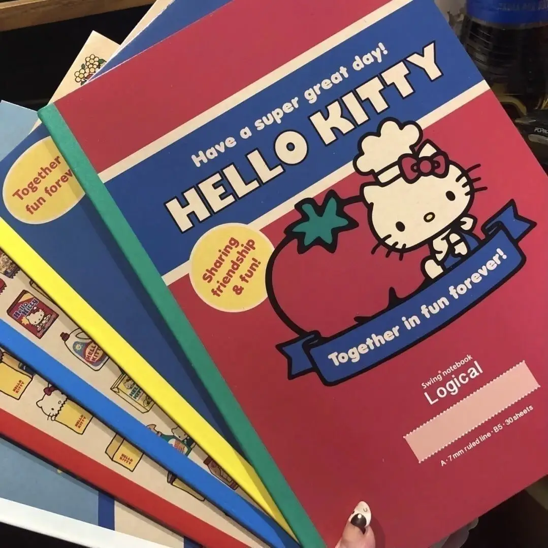 5Pcs Kawaii Sanrio Hello Kitty Notebook Anime School Supplies Diary Weekly Planner Notepad Students Study Stationery
5Pcs Kawaii Sanrio Hello Kitty Notebook Anime School Supplies Diary Weekly Planner Notepad Students Study Stationery
