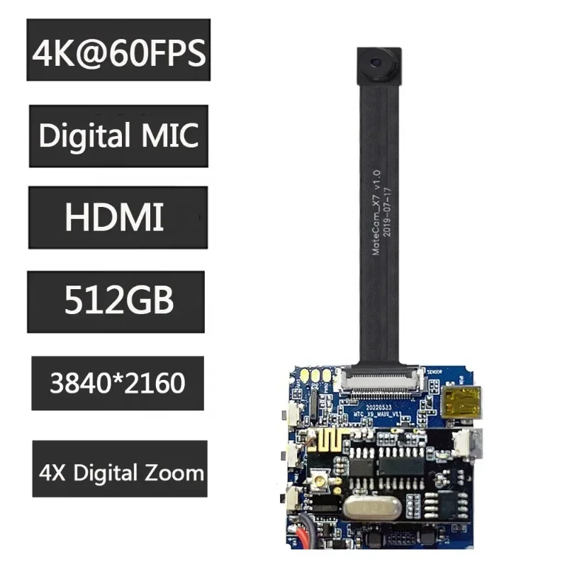 

IMX258 4K 60FPS Wi-Fi P2P мини-камера 14 МП Датчик движения цифровой зум-объектив модуль Matecam маленький DIY Cam РЕГИСТРАТОР