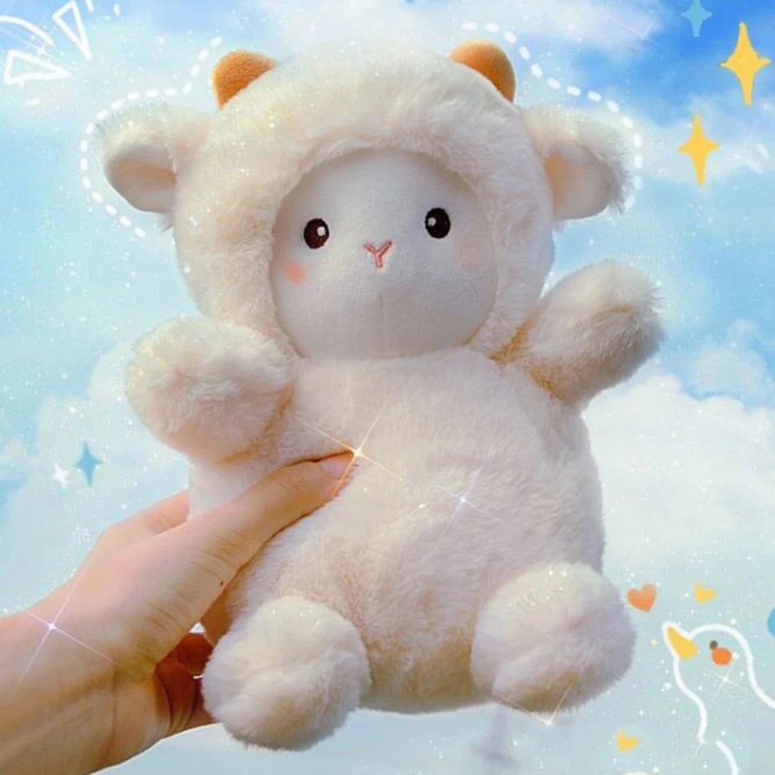 Супермилая плюшевая кукла в виде овцы, 25 см 
Супермилая плюшевая кукла в виде овцы, 25 см