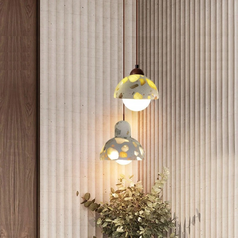 

Modern LED Chandeliers Natural Stone Pendant Lights Lamp for Bedroom Living Room Kitchen Island Restaurant Lustres De Plafond