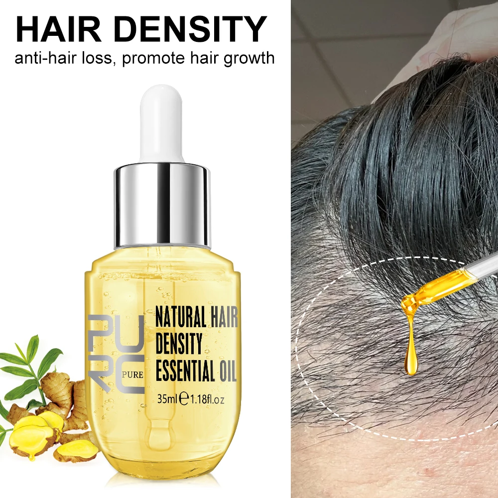 

Hair Growth Products Men Women Ginger Fast Regrowth Oil Anti Hair Loss Scalp Treatment Serum Thicken Grow Hair Care Oil PURC
