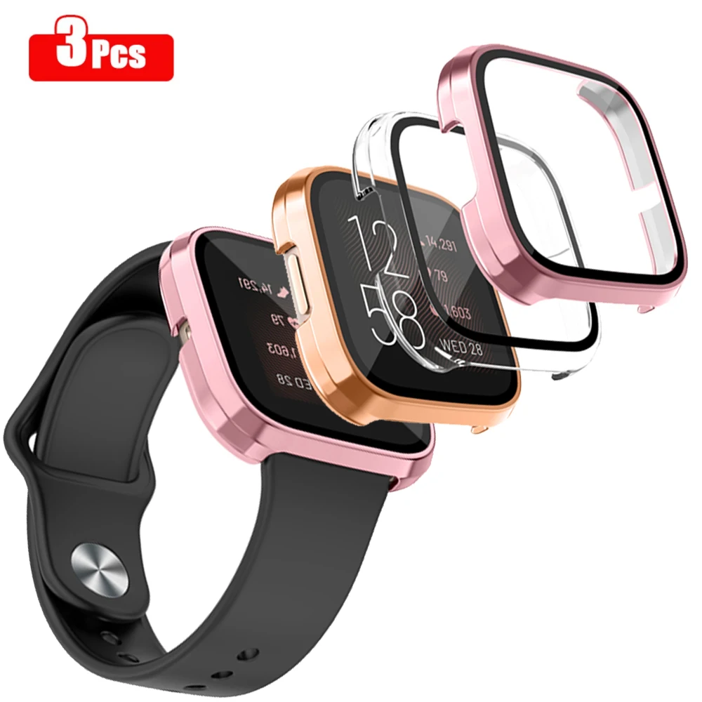 3pcs/lot Full Cover HD Glass Case For Fitbit Versa 2 1 Cover Hard PC Plated Screen Protector Shell For Fitbit Versa 2 Glass Case
3pcs/lot Full Cover HD Glass Case For Fitbit Versa 2 1 Cover Hard PC Plated Screen Protector Shell For Fitbit Versa 2 Glass Case
