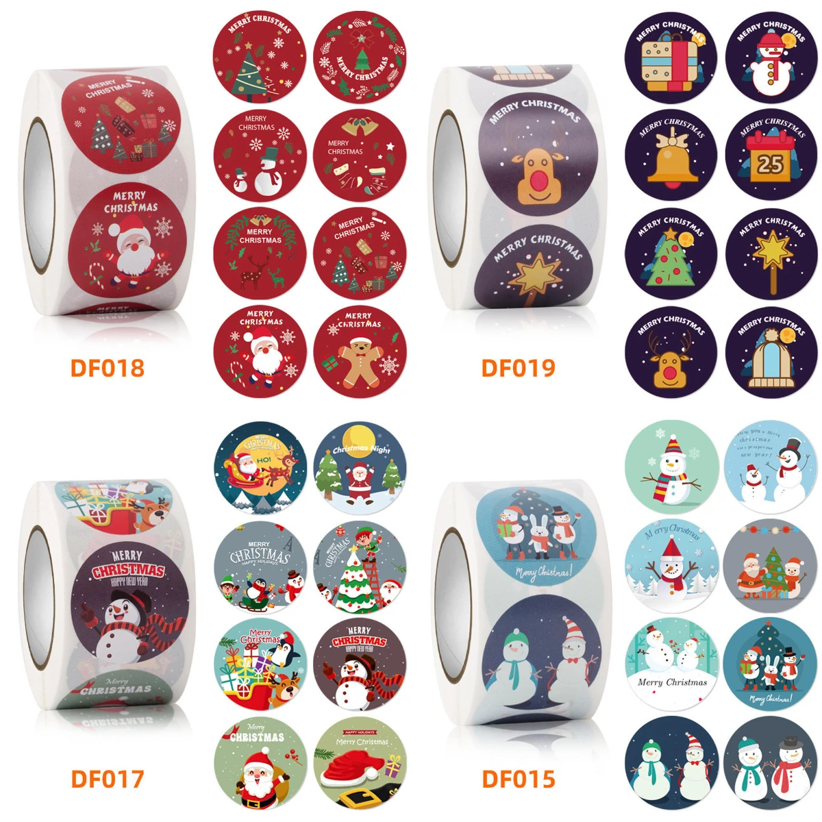 500Pcs/roll Merry Christmas Label Stickers Xmas Gift Decorative Stickers Stationery
500Pcs/roll Merry Christmas Label Stickers Xmas Gift Decorative Stickers Stationery