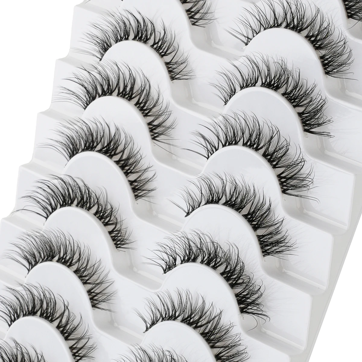 Lanjinglin 3/10 pairs 3D Mink Lashes Faux Mink Fluffy Lash Soft Full Thick Wispy Eyelash Dramatic False Eyelashes Makeup 9 S4cb2b117c599491abbece56a3b4792c35