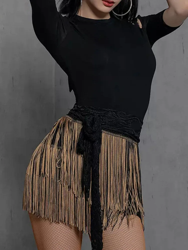 High Waist Samba Tango Latin Skirts Elegant Festival Women Dance Girl Tassels Practice Wear Woman Latino Bandage Hip Scarf
High Waist Samba Tango Latin Skirts Elegant Festival Women Dance Girl Tassels Practice Wear Woman Latino Bandage Hip Scarf