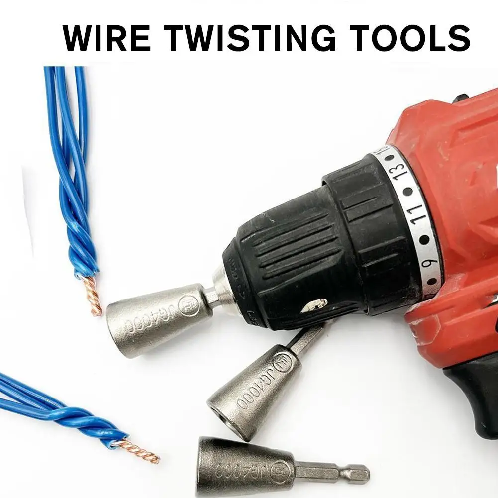 Wire Twisting Tools 6mm Hexagonal Handle Electrician Quickly Twister 1.5-6 Square 2-6 Way Twister Wire for Power Drill Drivers
Wire Twisting Tools 6mm Hexagonal Handle Electrician Quickly Twister 1.5-6 Square 2-6 Way Twister Wire for Power Drill Drivers
