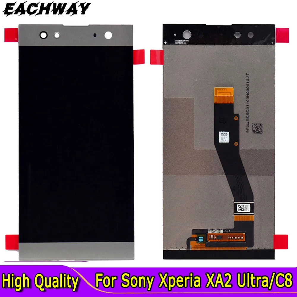 

6.0" For Sony Xperia XA2 Ultra LCD C8 Display Touch Screen Digitizer Assembly H4213 H4233 H3213 H3223 For Sony XA2 Ultra LCD