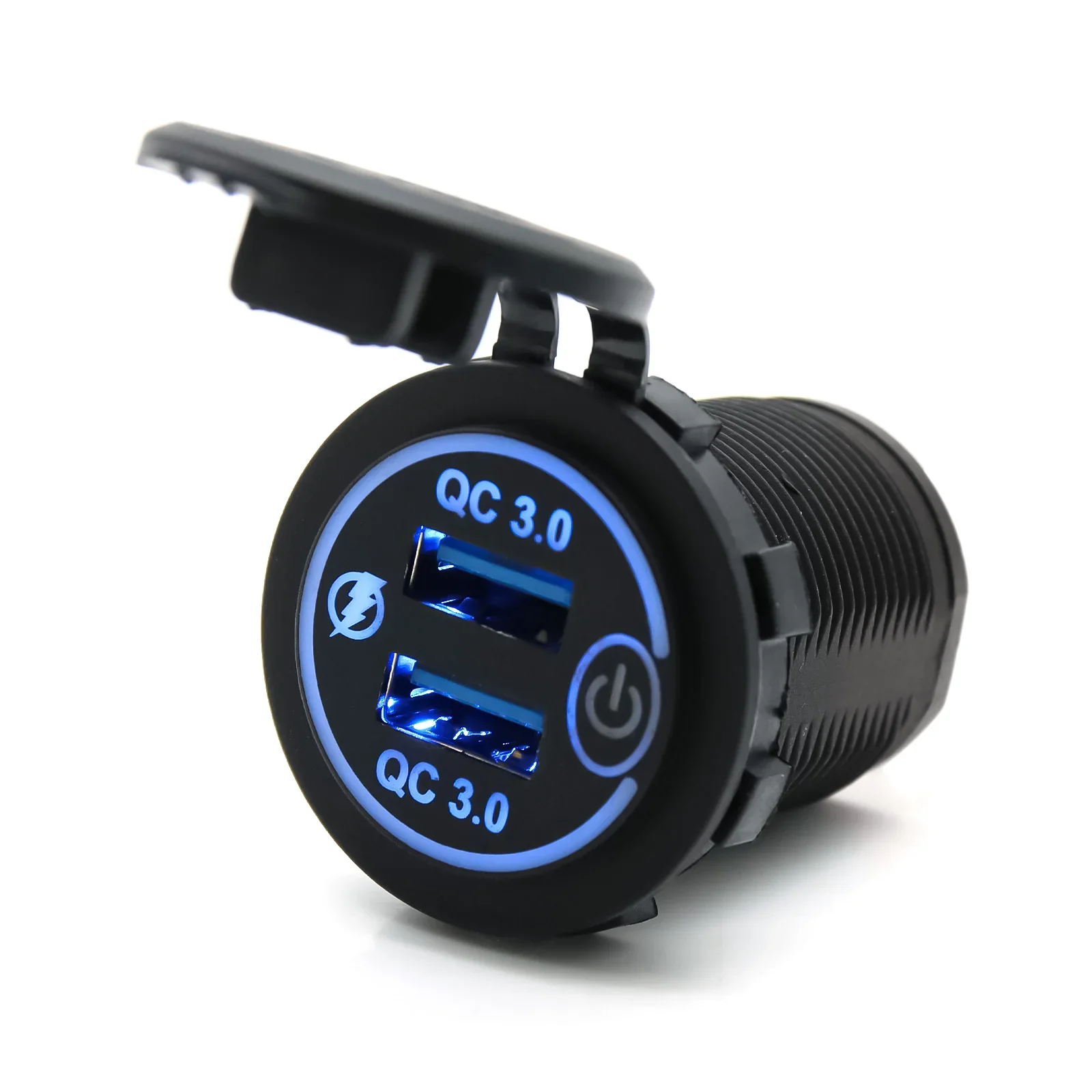 Quick Charge 3.0 Dual USB Car Charger Socket With Touch Switch Waterproof Fast Charger Socket Power Outlet For Car Truck Boat
Quick Charge 3.0 Dual USB Car Charger Socket With Touch Switch Waterproof Fast Charger Socket Power Outlet For Car Truck Boat