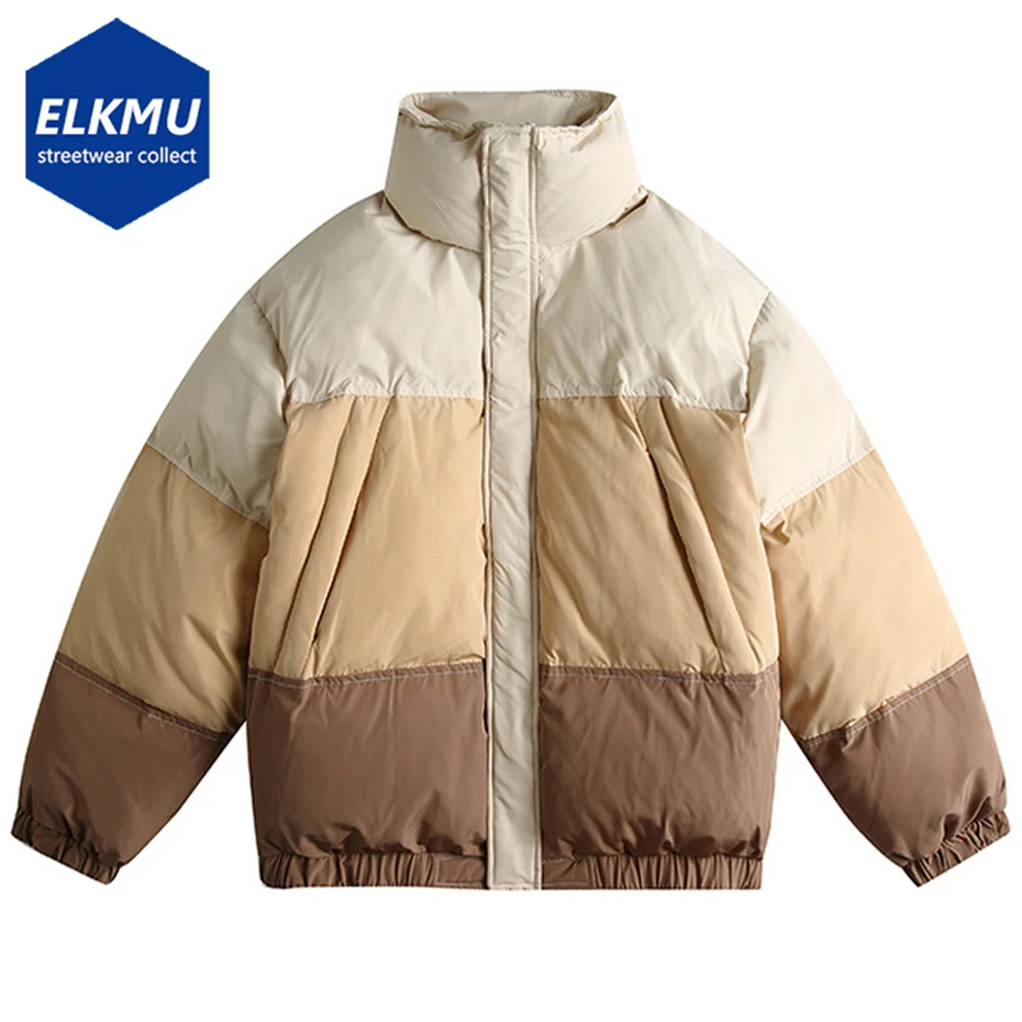 2023 Parkas for Men Padded Jacket Bubble Coat Striped Patchwork Oversized Hip Hop Streetwear Puffer Jackets Y2K Stand Collar
2023 Parkas for Men Padded Jacket Bubble Coat Striped Patchwork Oversized Hip Hop Streetwear Puffer Jackets Y2K Stand Collar