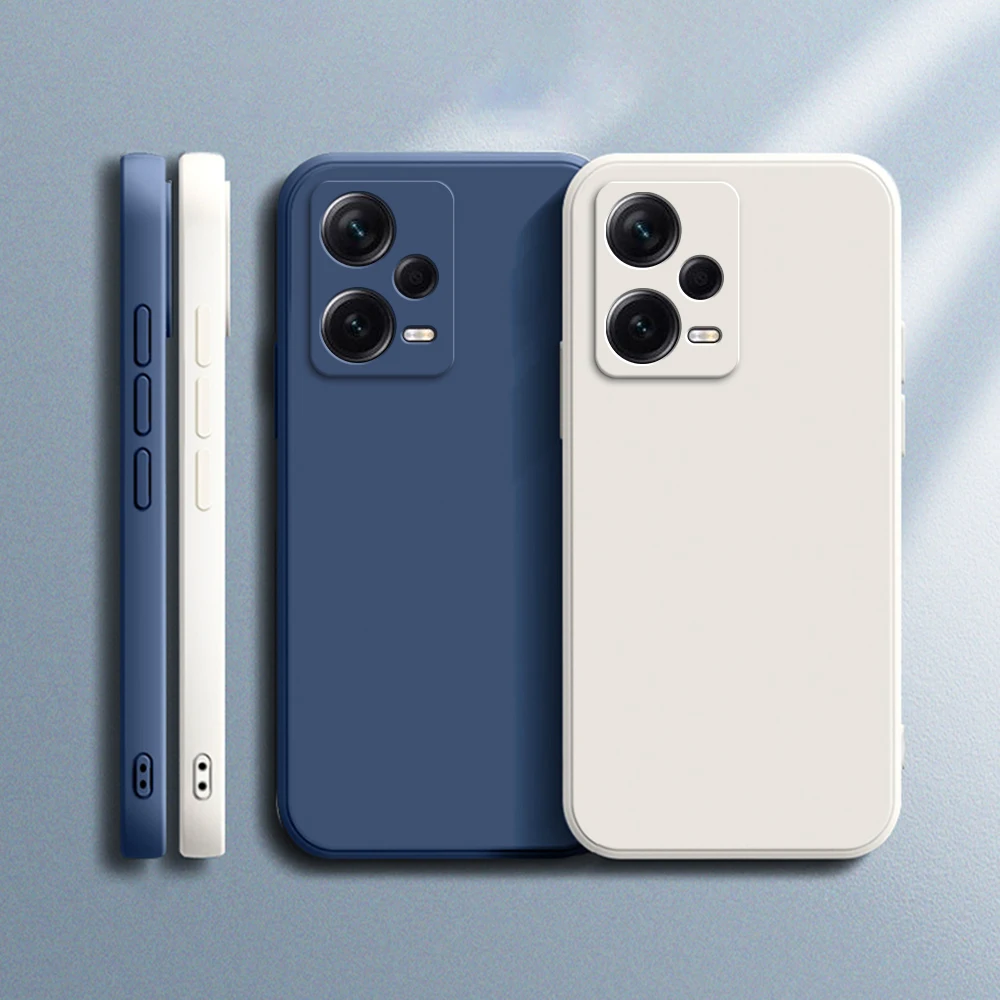 

Funda Original Liquid Silicone Case On For Xiaomi Redmi Note 12 Pro 5G 13 12 11 10 9 9s 10s 11s S 4G Lens Protection Basic Cover
