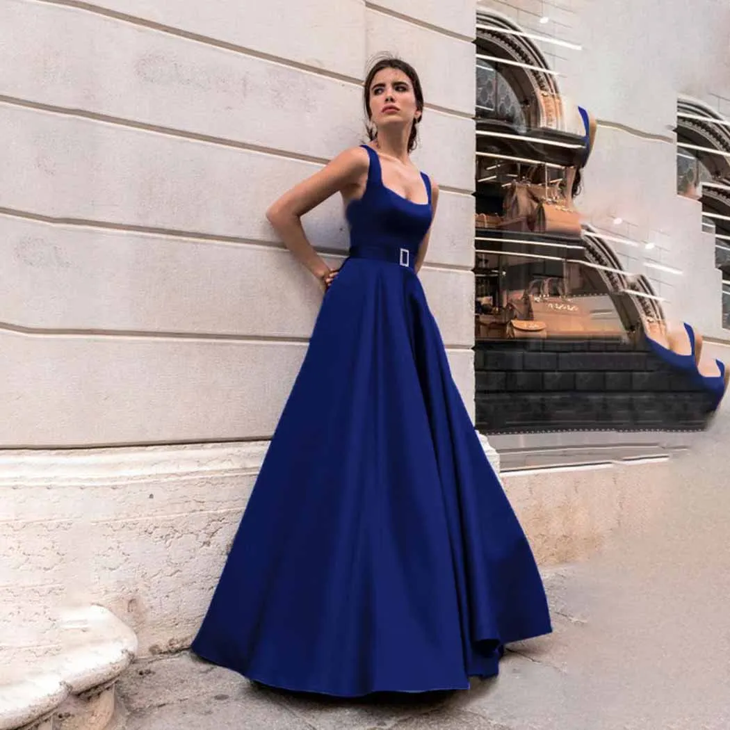 OEING Square Collar Luxury Formal Evening Dresses Backless Sleeveless فساتين سهرة Floor Length Elegant Prom Growns Party Women
OEING Square Collar Luxury Formal Evening Dresses Backless Sleeveless فساتين سهرة Floor Length Elegant Prom Growns Party Women