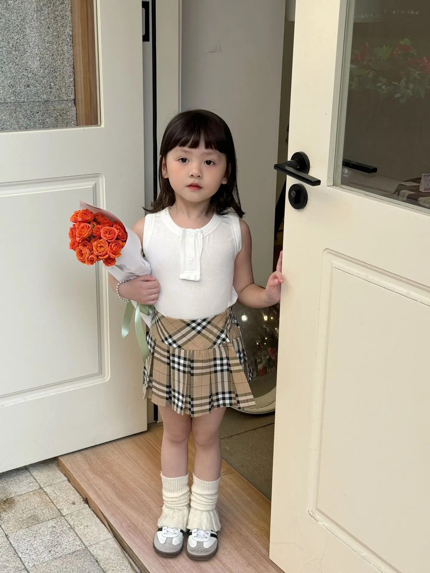 2025 Summer New Children Sleeveless T Shirts Girls Solid Casual Vest Thin Cotton Baby Girl Striped Sling Tops Kids Clothes 14 S4cbdd0ba1a4e48f9a0d5b4cb00a0b6dey
