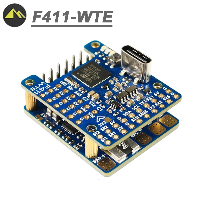 

NEW Matek F411-WTE Flight Controller with OSD BEC Support 2~6S LiPo BMI270 Built in inverter UART2-RX Suitable for RC FPV Drones