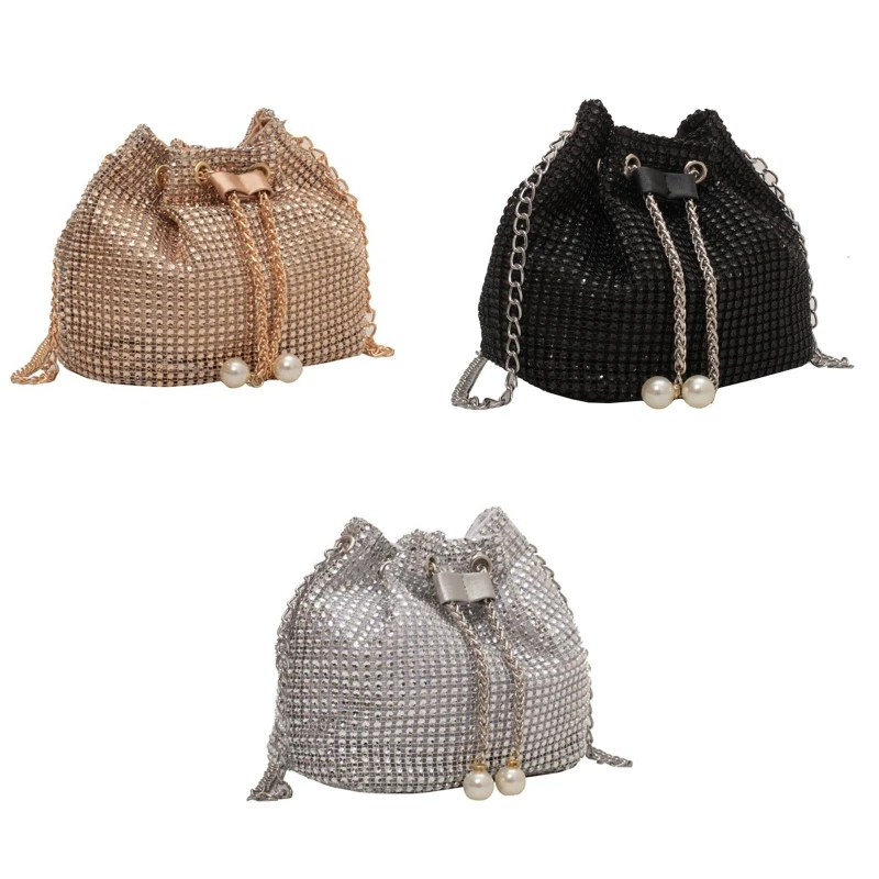 Gorgeous Bucket Bag for Rhinestone Evening Bag Handbag Crossbody Bag for Christm E74B
Gorgeous Bucket Bag for Rhinestone Evening Bag Handbag Crossbody Bag for Christm E74B
