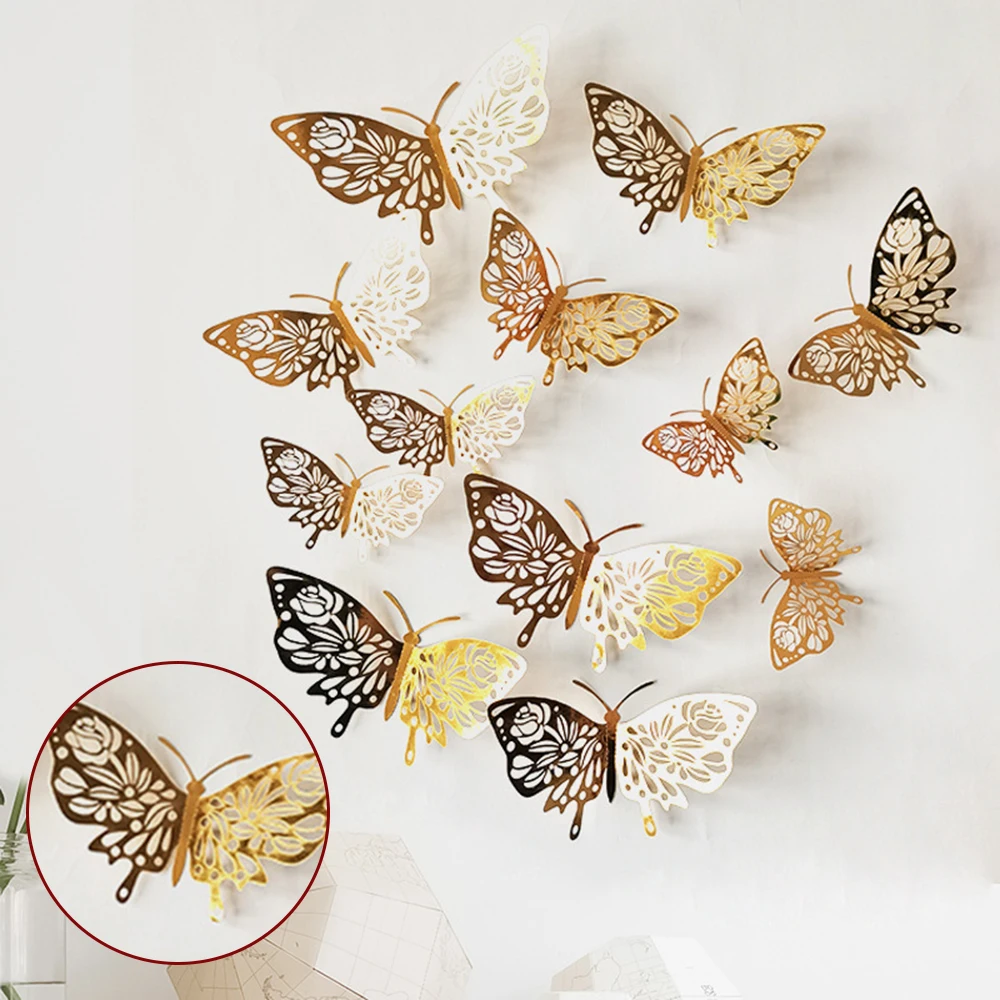DIY Butterfly Sticker Decals Decor Door Home Party Wall Wedding 12pcs Art Background Birthday Christmas Hollow
DIY Butterfly Sticker Decals Decor Door Home Party Wall Wedding 12pcs Art Background Birthday Christmas Hollow
