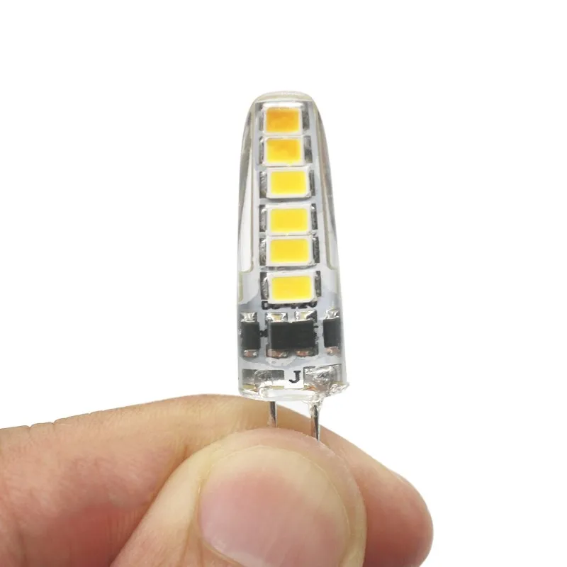 

Mini G4 LED Light Bulbs DC12V 3W silica gel Bulb Bombillas 2835 SMD Silicone Lamp Warm white 360 Degree Angle Chandelier