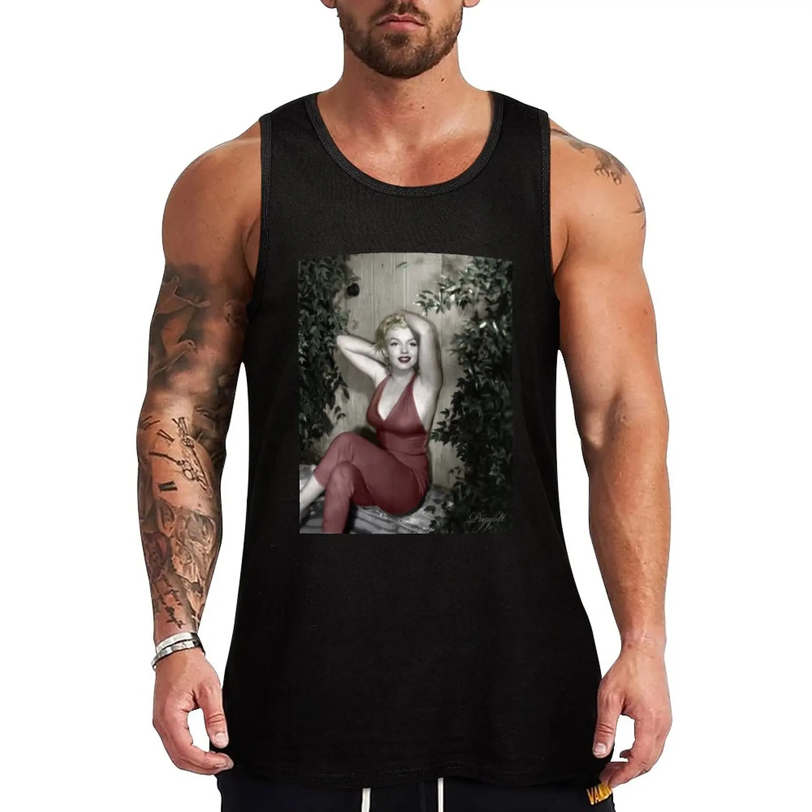 New Marilyn Monroe Tank Top Men's t-shirt gym clothes men Working vest essentials
New Marilyn Monroe Tank Top Men's t-shirt gym clothes men Working vest essentials