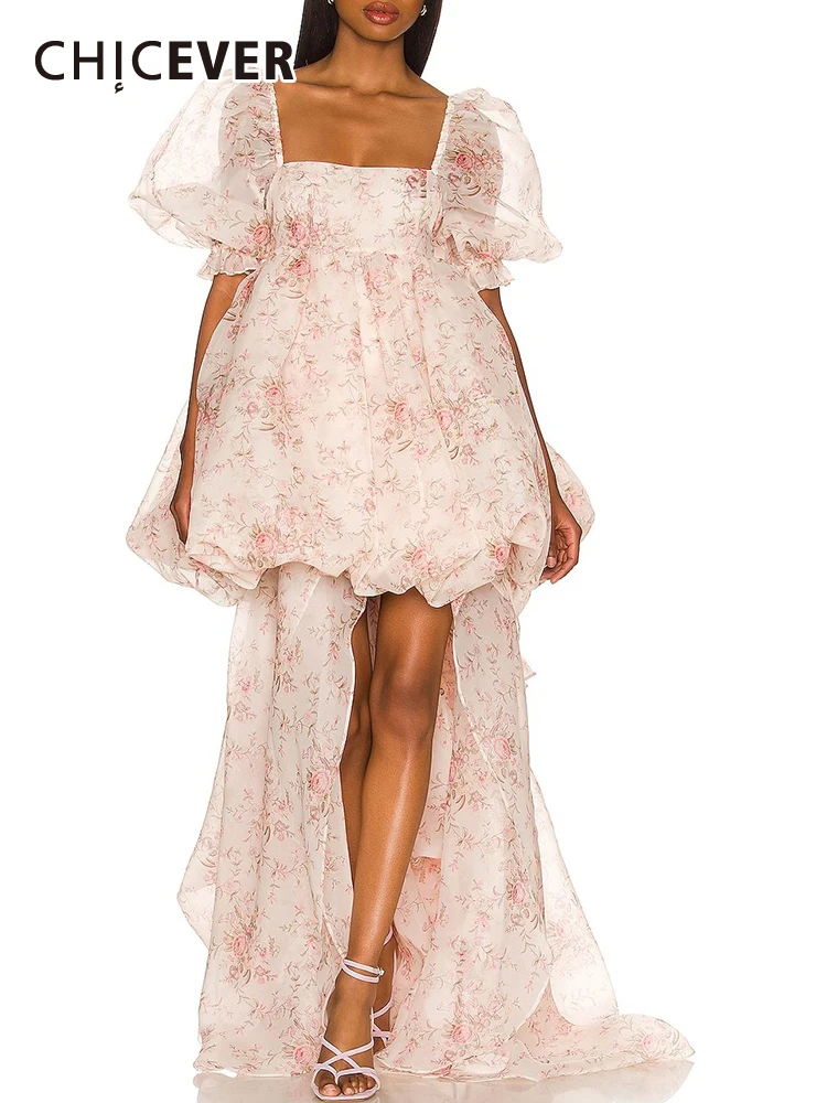 CHICEVER Print Detachable Dresses For Women Square Collar Puff Sleeve High Waist Tunic Hit Color Summer Party Dress Female New
CHICEVER Print Detachable Dresses For Women Square Collar Puff Sleeve High Waist Tunic Hit Color Summer Party Dress Female New