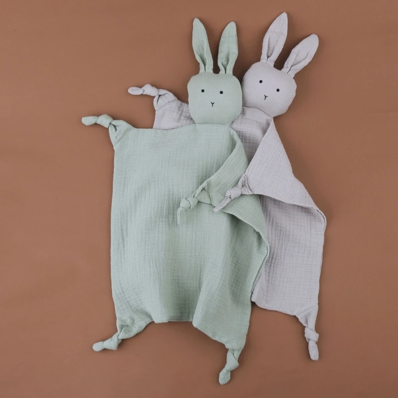 

Y1UB Baby Saliva Towel Soft Newborn Baby Soothe Appease Towel Infant Bunny Sleeping Dolls Toy Kids Comforting Toy Gift