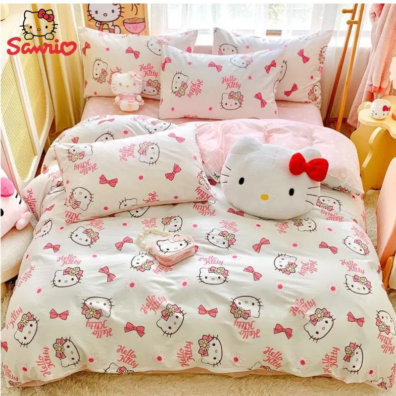 Sanrio принцесса hellokitty хлопковый набор из четырех частей бытовой хлопок детское общежитие набор из трех частей саржевая печать и окрашивание
Sanrio принцесса hellokitty хлопковый набор из четырех частей бытовой хлопок детское общежитие набор из трех частей саржевая печать и окрашивание