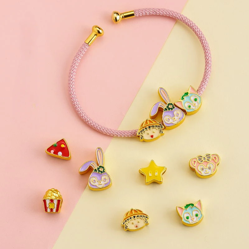 Gufasa Gold Big Hole Star Cartoon Character LinaBell StellaLou DIY Accessories Necklace Bracelet Braided Rope Children's Gifts
Gufasa Gold Big Hole Star Cartoon Character LinaBell StellaLou DIY Accessories Necklace Bracelet Braided Rope Children's Gifts