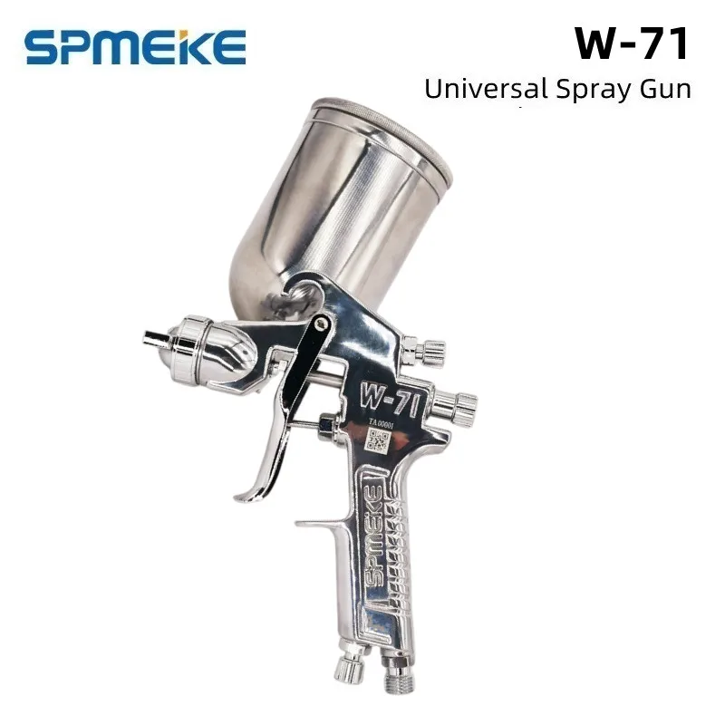 Professional SPMEKE W-71 High Atomizati Spray Gun / Furniture / Wood Automotive Paint Spray Guns W71 Mini Paint Gun
Professional SPMEKE W-71 High Atomizati Spray Gun / Furniture / Wood Automotive Paint Spray Guns W71 Mini Paint Gun