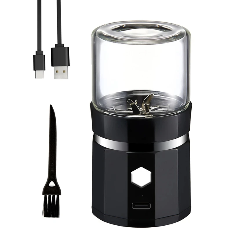 Mini Electric Grinder Portable Vanilla Grinder USB Rechargeable Mill With A Cleaning Brush For Tea Rosemary
Mini Electric Grinder Portable Vanilla Grinder USB Rechargeable Mill With A Cleaning Brush For Tea Rosemary