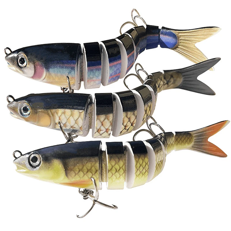13.5cm 19g Sinking Multi-Section Fish Fake Lure Freshwater Fishing Imitation Fishing Lure with Multi-Section Swimming Stance
13.5cm 19g Sinking Multi-Section Fish Fake Lure Freshwater Fishing Imitation Fishing Lure with Multi-Section Swimming Stance