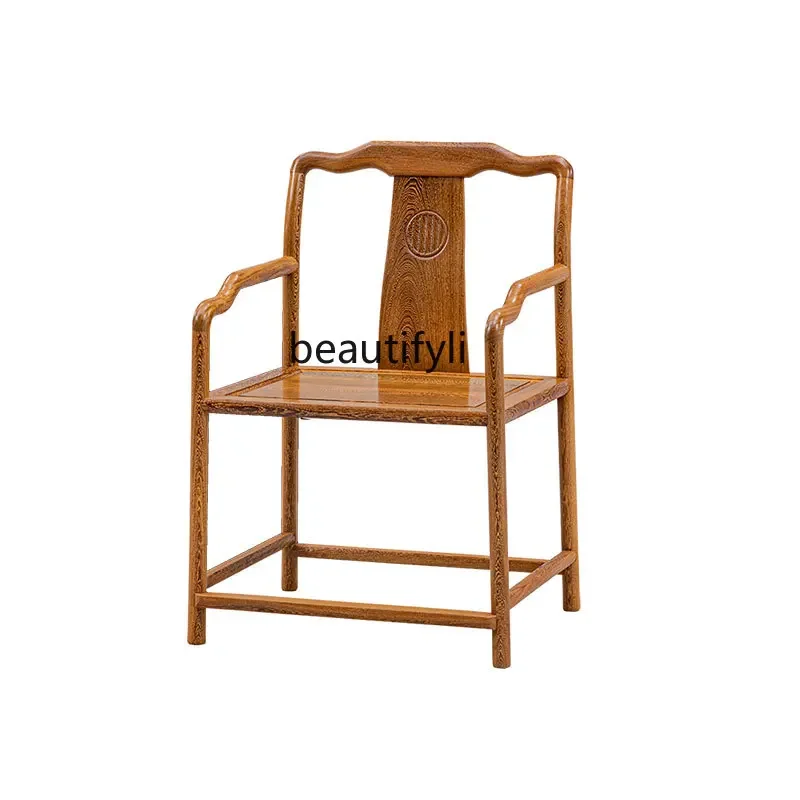 Door Frame Rosewood round-Backed Armchair New Chinese Style Armchair Solid Wood Antique Tea Chair Zen Chair
Door Frame Rosewood round-Backed Armchair New Chinese Style Armchair Solid Wood Antique Tea Chair Zen Chair