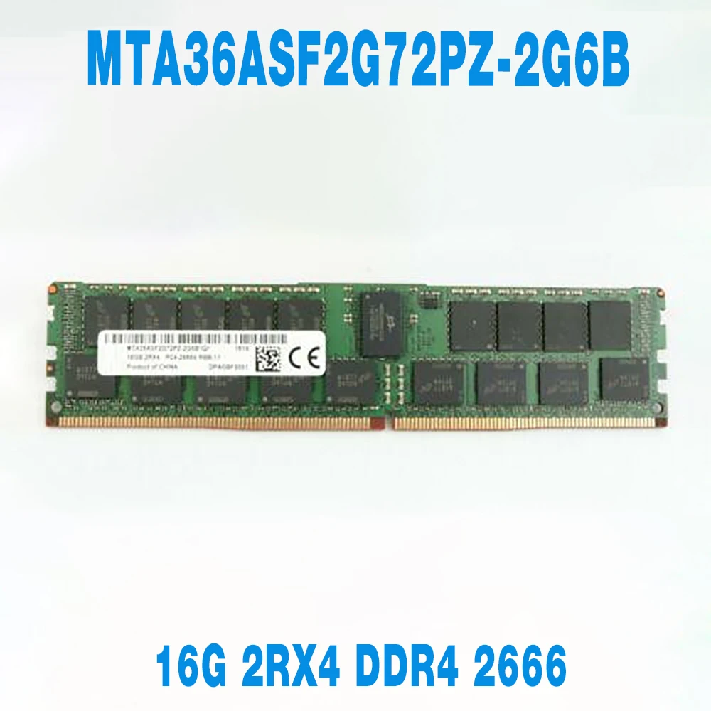 

1 шт. для MT RAM 16 ГБ 16G 2RX4 DDR4 2666 PC4-2666V-RB2 Серверная память Быстрая доставка Высокое качество