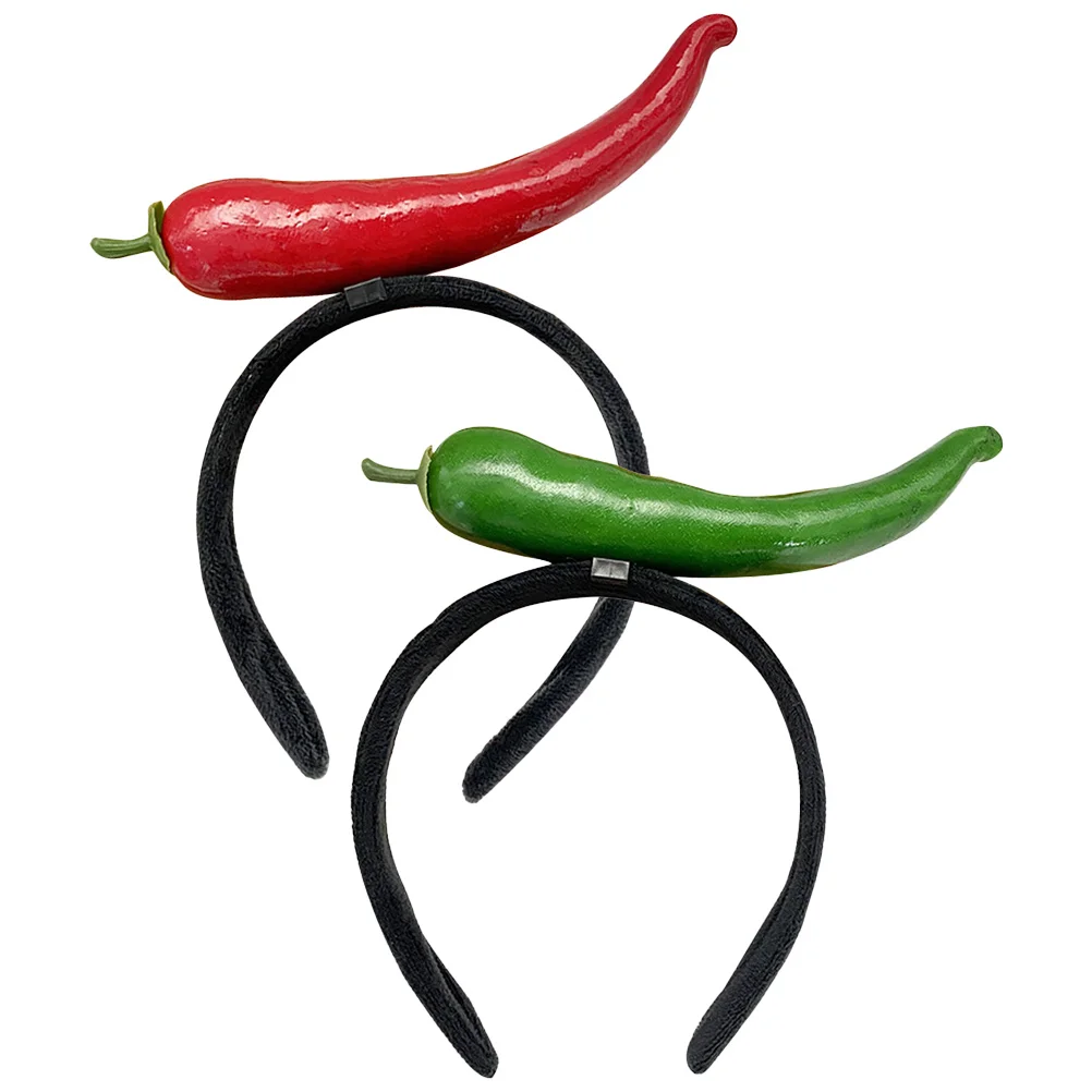 Vegetable Headband Funny Hairband Chili Head Boppers Novelty Hair Hoop Party Accessory Pepper Decor
Vegetable Headband Funny Hairband Chili Head Boppers Novelty Hair Hoop Party Accessory Pepper Decor
