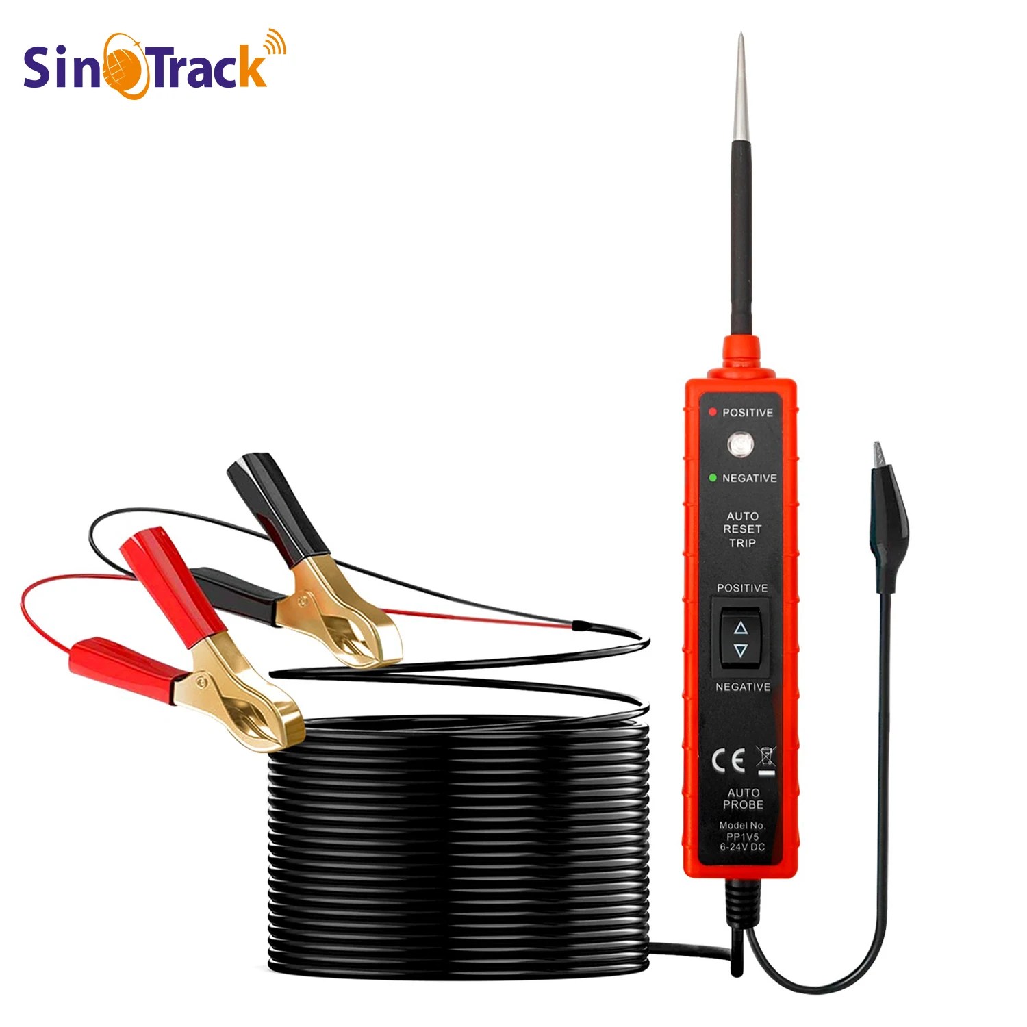 SinoTrack Car PowerScan Probe 6V-24V DC Circuit Tester Polarity Test Component Activation Electrical System Diagnosis Tool
SinoTrack Car PowerScan Probe 6V-24V DC Circuit Tester Polarity Test Component Activation Electrical System Diagnosis Tool
