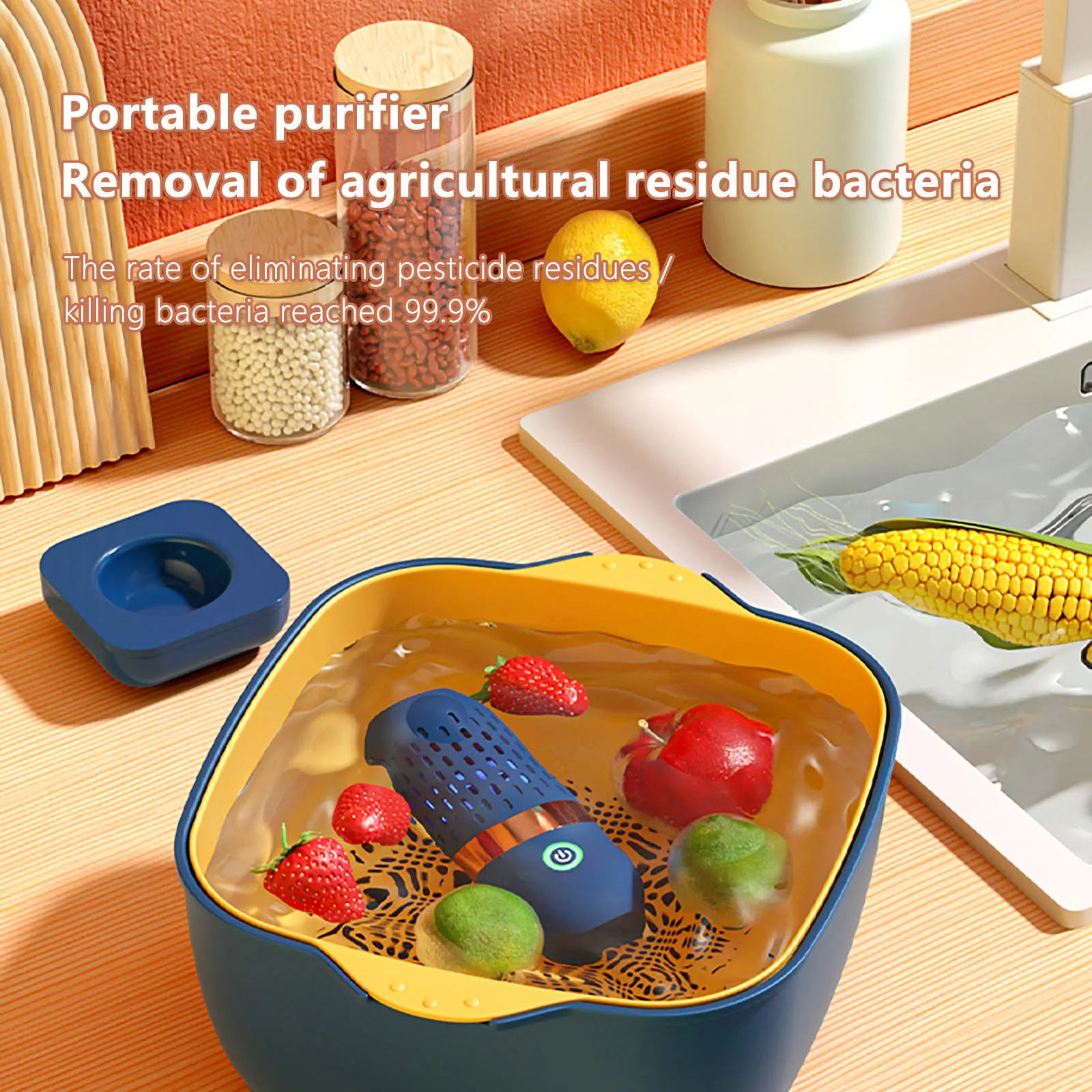 Capsule Shape Fruit Vegetable Washing Machine Protable Wireless Fruit Food Purifier Household Food Cleaner Machine
Capsule Shape Fruit Vegetable Washing Machine Protable Wireless Fruit Food Purifier Household Food Cleaner Machine
