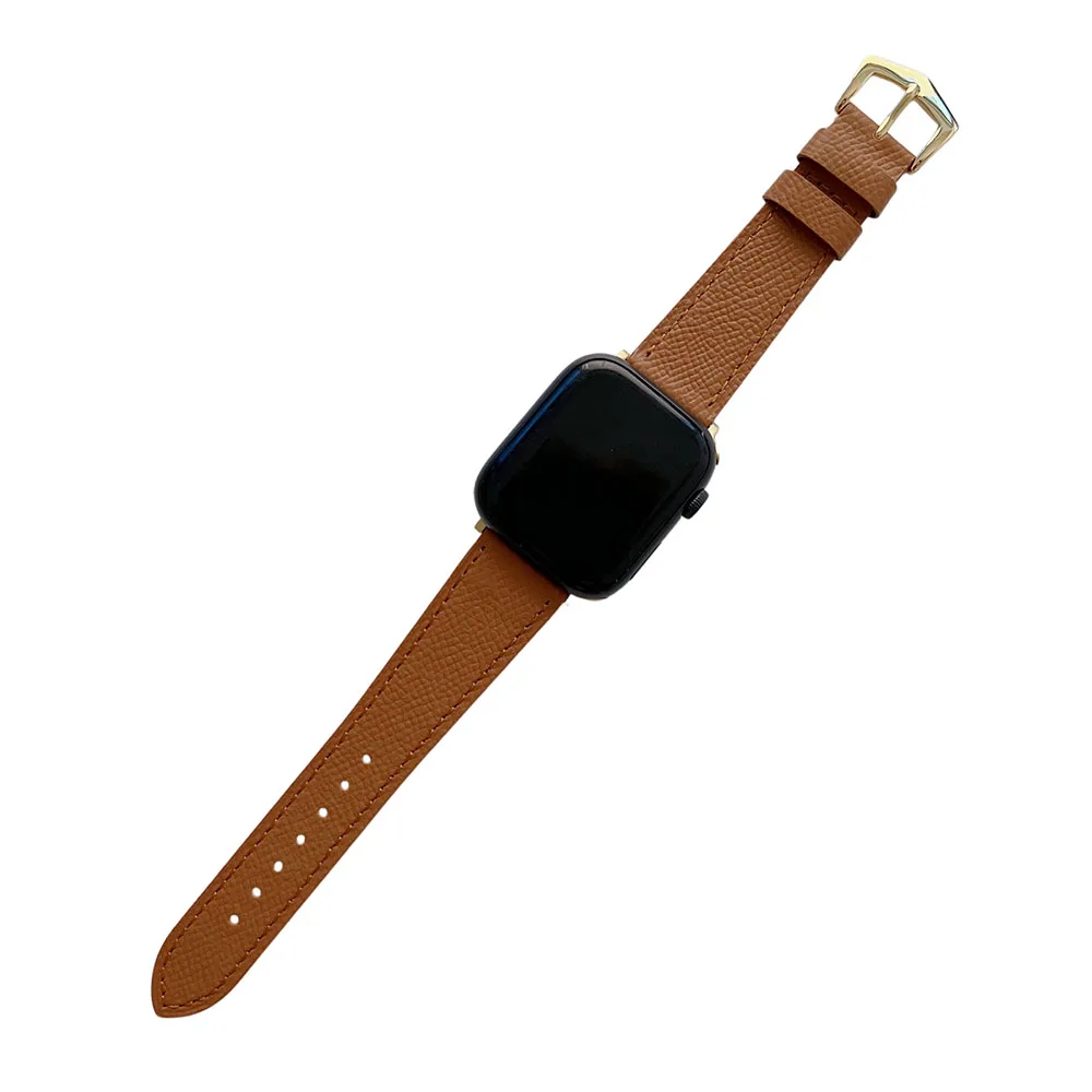 Leather Replacement iWatch Wristband Strap with Metal Buckle Bands for Apple Watch SE Series 7 6 5 4 3 2 1 38mm 40mm 41mm 45mm 
Leather Replacement iWatch Wristband Strap with Metal Buckle Bands for Apple Watch SE Series 7 6 5 4 3 2 1 38mm 40mm 41mm 45mm