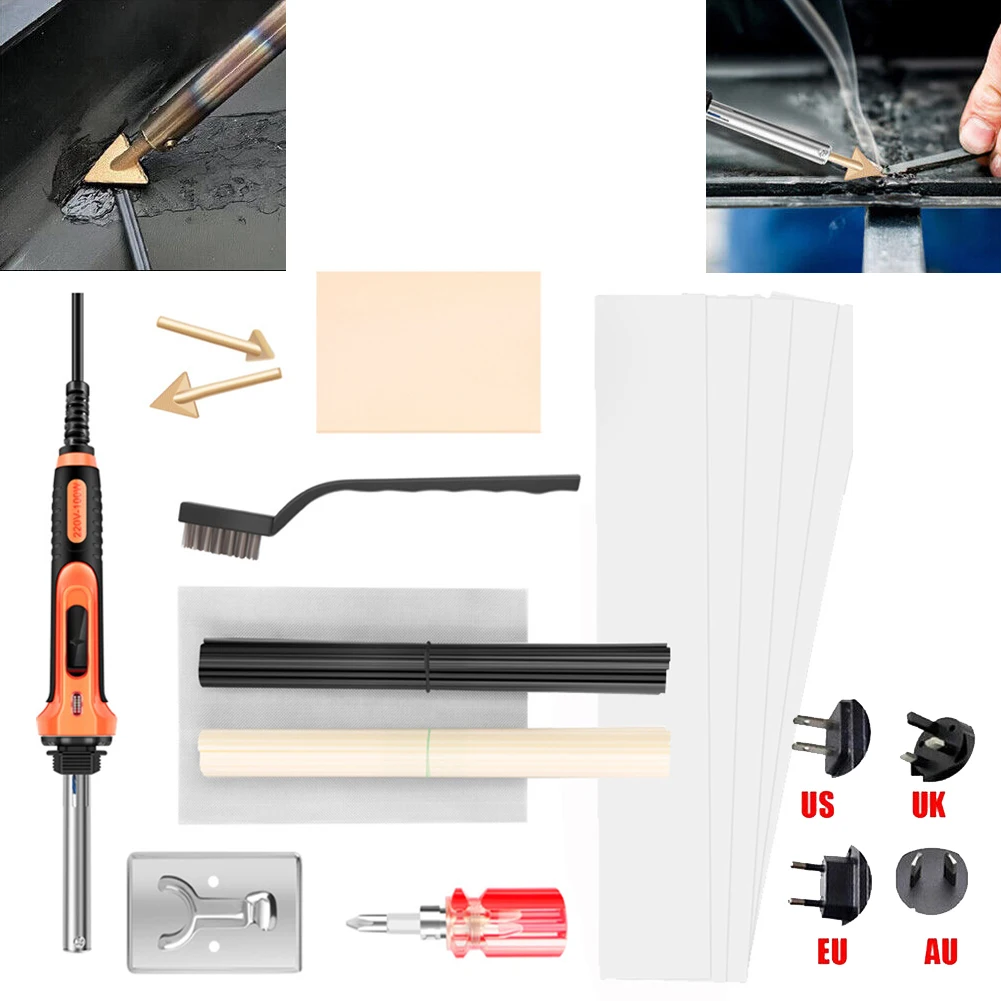 1 Set 100W Soldering Iron Kit Plastic Welding Welder Car Bumper Dashboard Repair Tools Temperature Control Multifunctional Parts
1 Set 100W Soldering Iron Kit Plastic Welding Welder Car Bumper Dashboard Repair Tools Temperature Control Multifunctional Parts