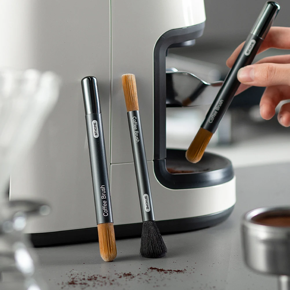 Coffee Grinder Cleaning Brush Aluminum Handle Double Head Espresso Coffee Machine Cleaning Tool Brush For Barista Home Kitchen
Coffee Grinder Cleaning Brush Aluminum Handle Double Head Espresso Coffee Machine Cleaning Tool Brush For Barista Home Kitchen