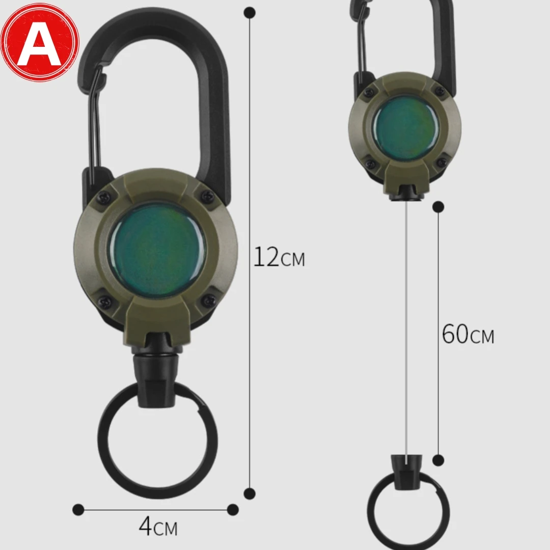 Heavy Duty Retractable Buckle with Magnetic Multifunctional Anti-lost Keychain Carabiner Key Badge Holder Fishing Plier Hanger
Heavy Duty Retractable Buckle with Magnetic Multifunctional Anti-lost Keychain Carabiner Key Badge Holder Fishing Plier Hanger