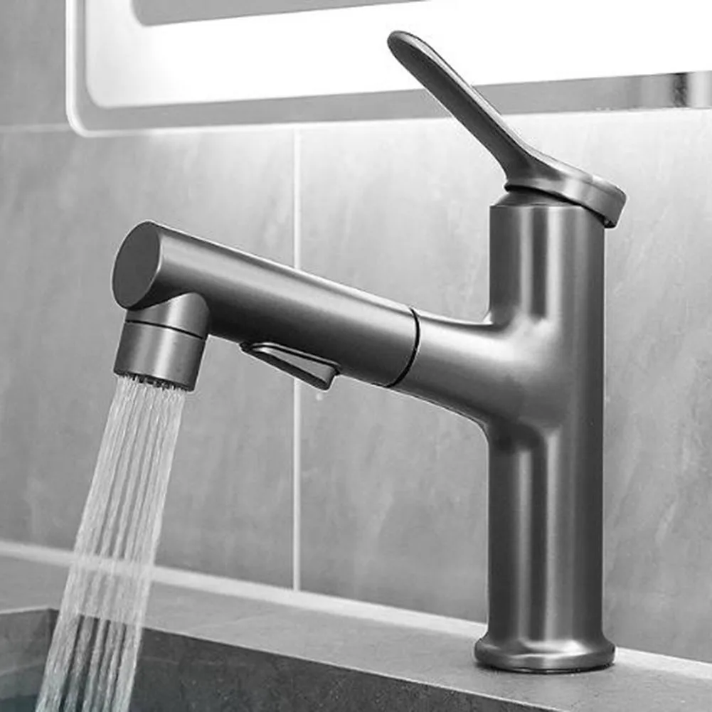 Basin Faucet Pull-Out Hot And Cold Mixer Bathroom Telescopic Faucet Deck Mounted Wash Basin Water Tap Bathroom Faucets
Basin Faucet Pull-Out Hot And Cold Mixer Bathroom Telescopic Faucet Deck Mounted Wash Basin Water Tap Bathroom Faucets