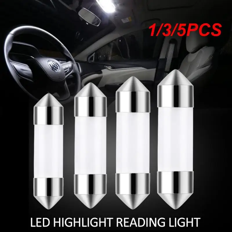 

1/3/5PCS Super Bright LED Bulb C5W COB Bulb Festoon 31mm 36mm 39mm 41mm COB Bulb Auto Interior Reading Dome Lamp Car License