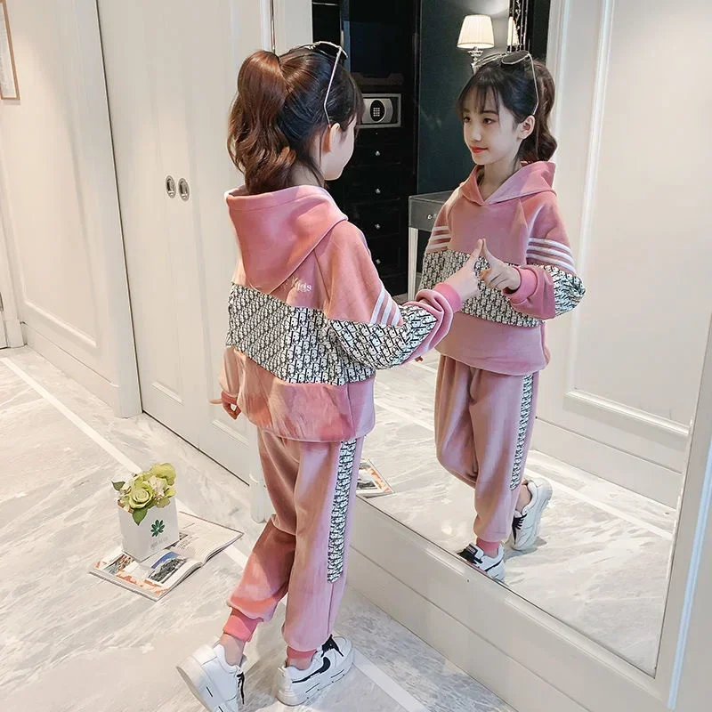 

Children Girls School Uniform Two Piece Child Set Outfits Kids Clothing Suits For Teenagers Boys Women 12 13 15 Years Old