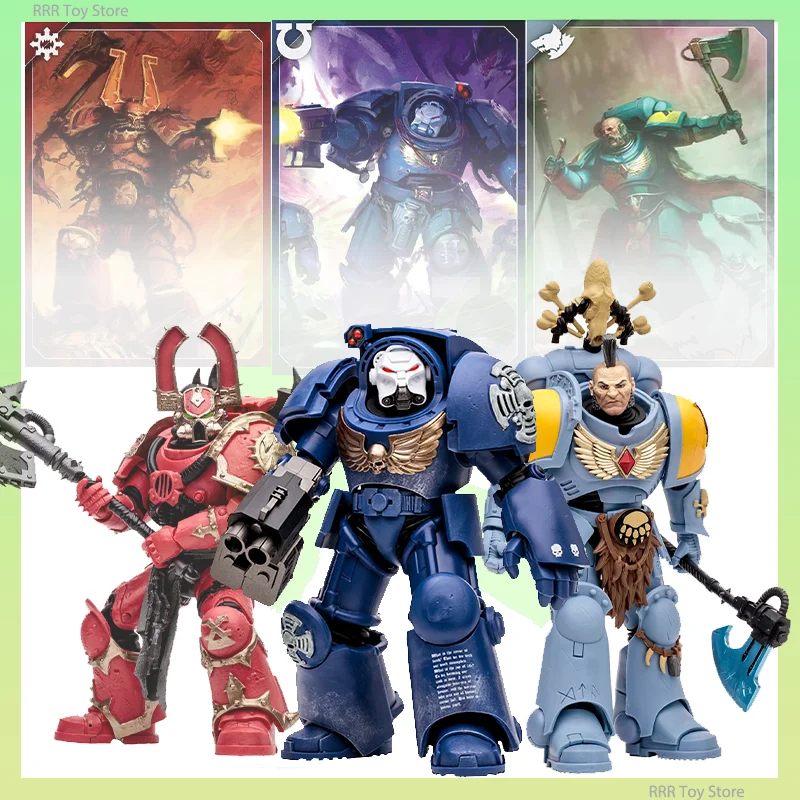 McFarlane Toys Warhammer 40000 Action Figures World Eaters Khorne Berzerker Space Wolves Wolf Guard Ultramarines Terminator Doll
McFarlane Toys Warhammer 40000 Action Figures World Eaters Khorne Berzerker Space Wolves Wolf Guard Ultramarines Terminator Doll