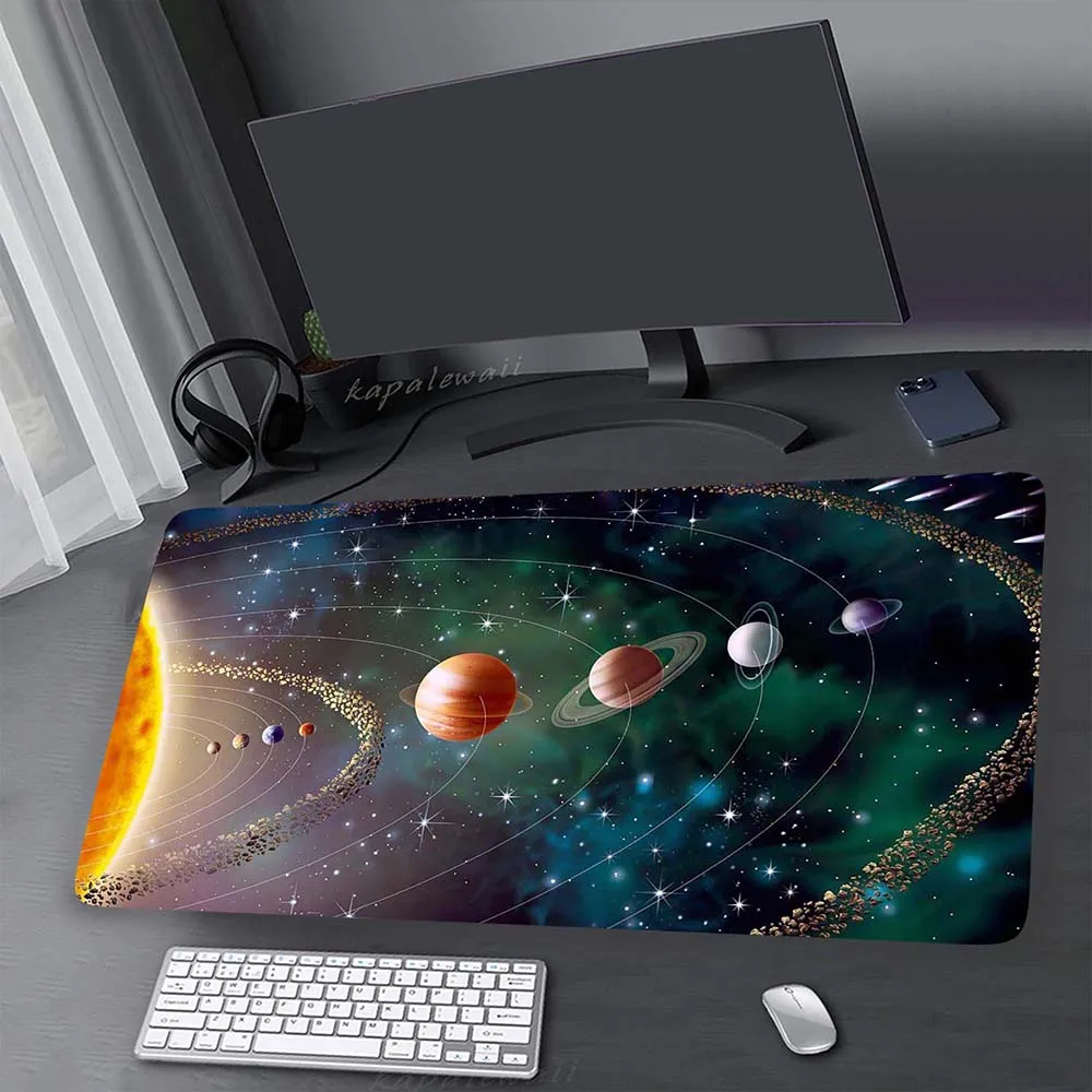 Solar System Gaming Mousepad 90x40cm Table Carpet Pc XXL Mouse Pad Big Desk Mat Keyboard Pads Locking Edge Mousemat Rubber Pads
Solar System Gaming Mousepad 90x40cm Table Carpet Pc XXL Mouse Pad Big Desk Mat Keyboard Pads Locking Edge Mousemat Rubber Pads
