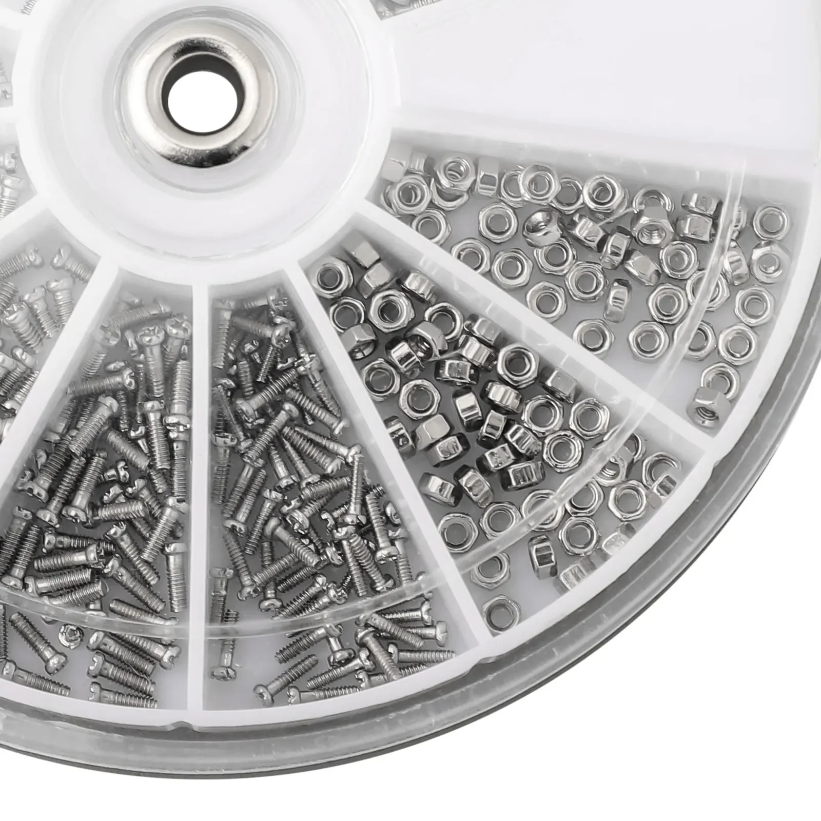600 Piece Stainless Steel Screw Kit With 12 Kinds Of Small Screws And Nuts For Watch Glasses And Electronics Repair
600 Piece Stainless Steel Screw Kit With 12 Kinds Of Small Screws And Nuts For Watch Glasses And Electronics Repair