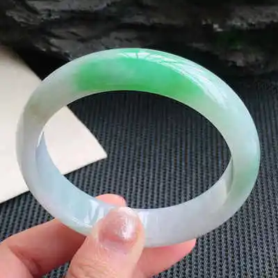 zheru Jewelry Natural green two-color Myanmar jade 54mm-62mm bracelet jewelry Princess bracelet Gift for girlfriend for mom
zheru Jewelry Natural green two-color Myanmar jade 54mm-62mm bracelet jewelry Princess bracelet Gift for girlfriend for mom