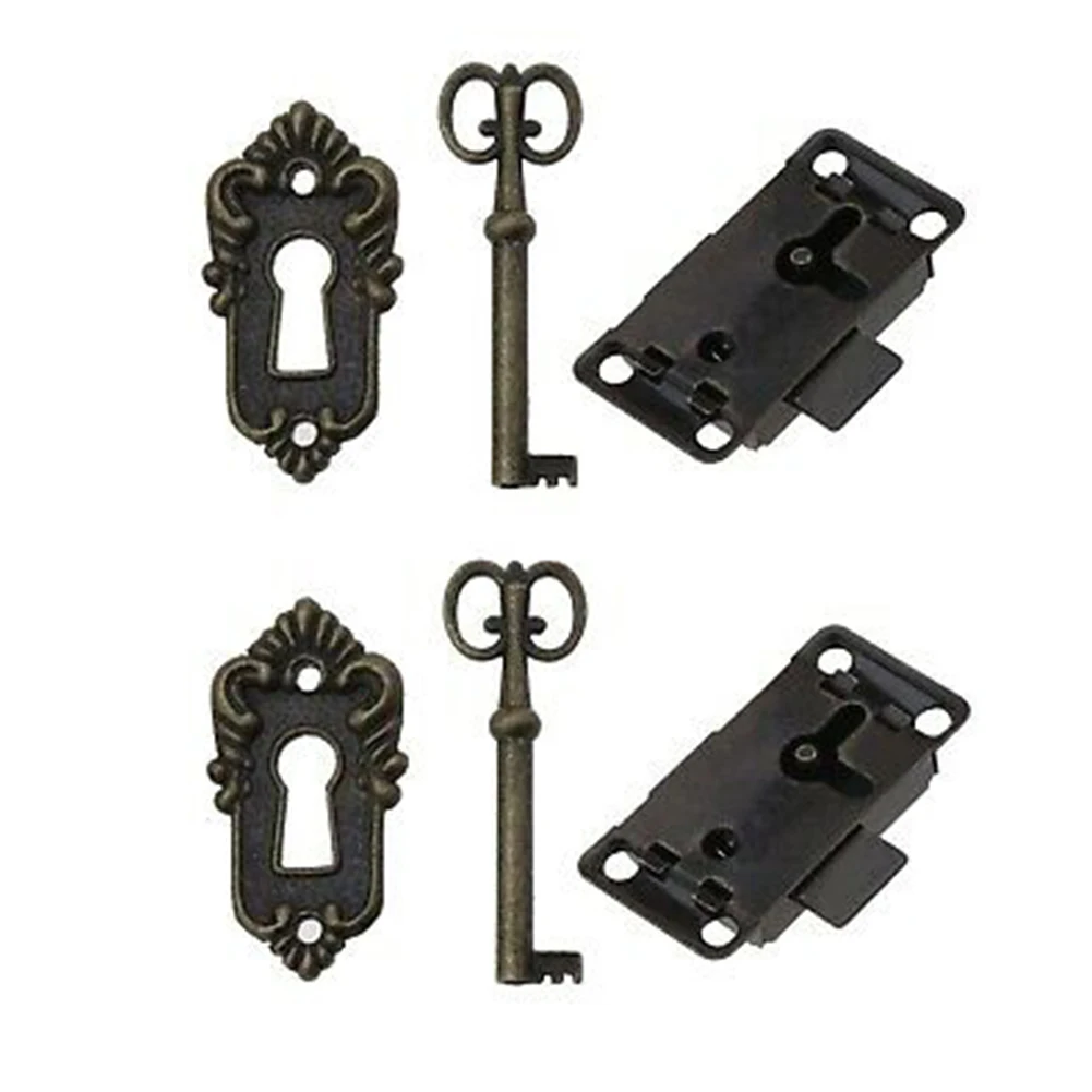 2pcs Cabinet Door Locks Drawer Lock Set Jewelry Cabinet Antique Lock Cabinet Wooden Door Lock Furniture Door Antique Lock
2pcs Cabinet Door Locks Drawer Lock Set Jewelry Cabinet Antique Lock Cabinet Wooden Door Lock Furniture Door Antique Lock